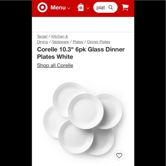 ❌SOLD❌ Glass Salad & Dinner Plate Sets 🍽 - Picture 4 of 4